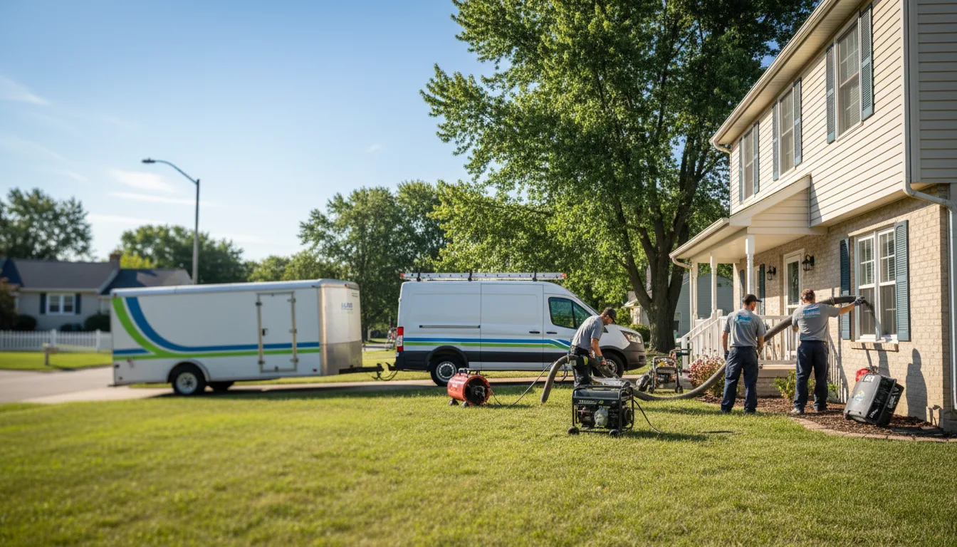 Flooded Basement Restoration And Cleanup With Repair in Cairo, OH near me